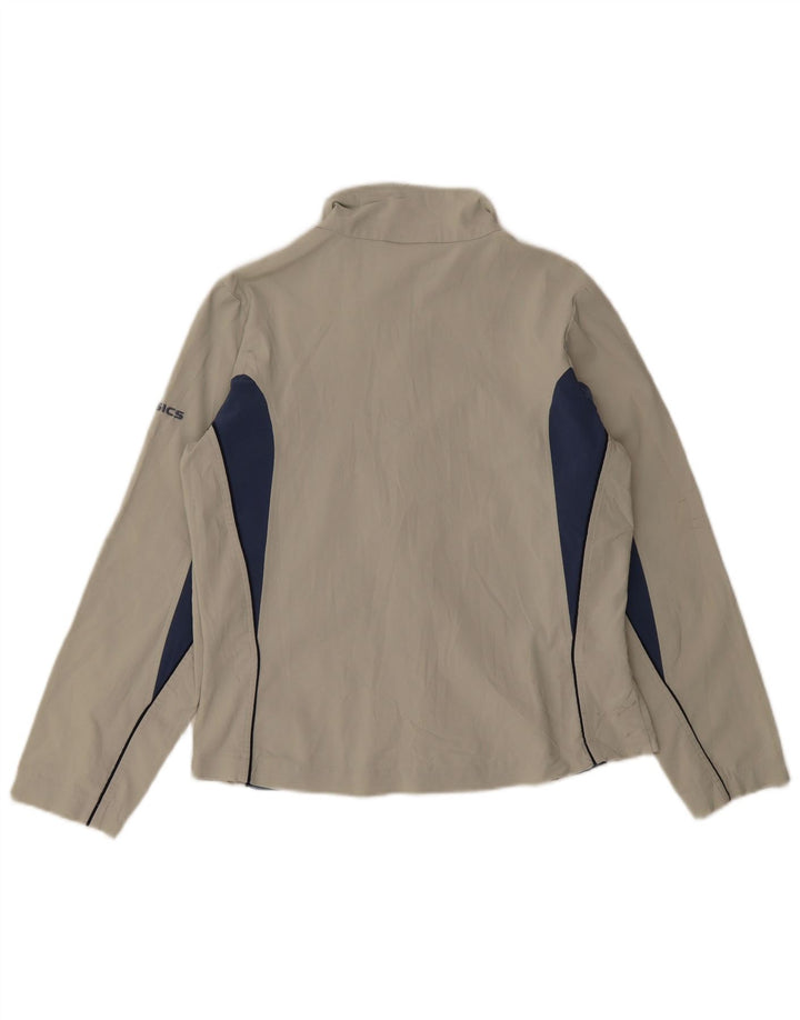 Asics Veste de survêtement pour femme UK 12 Gris moyen Colourblock