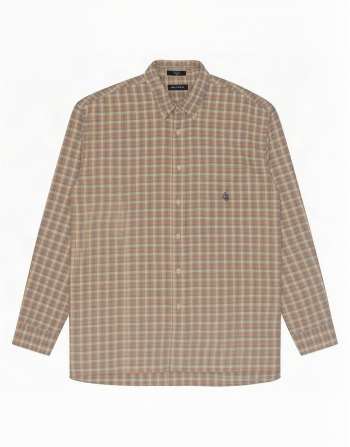 Nautica Chemise Homme XL Coton à Carreaux Multicolore