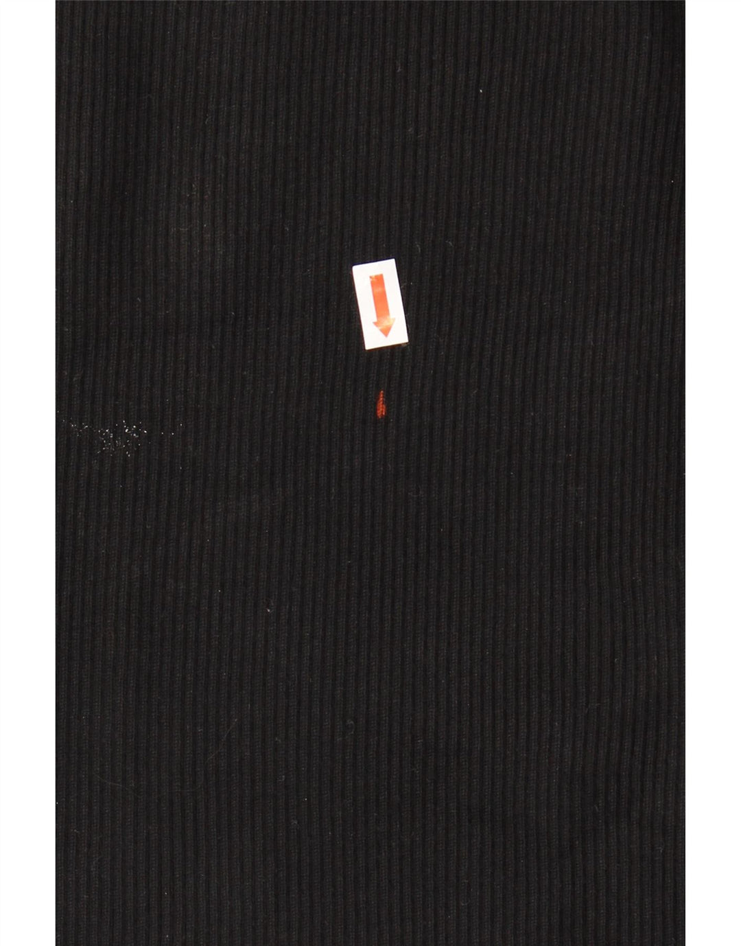 ZARA Pull court à col bateau pour femme UK 8 Small Noir Viscose