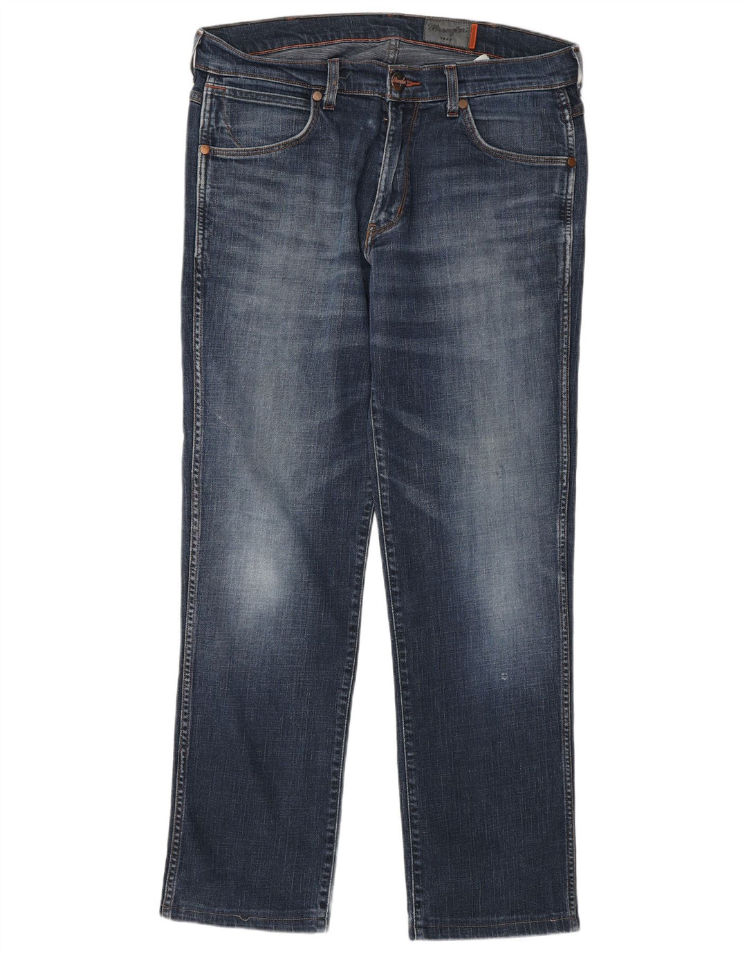 Wrangler Jean droit homme W34 L30 bleu coton