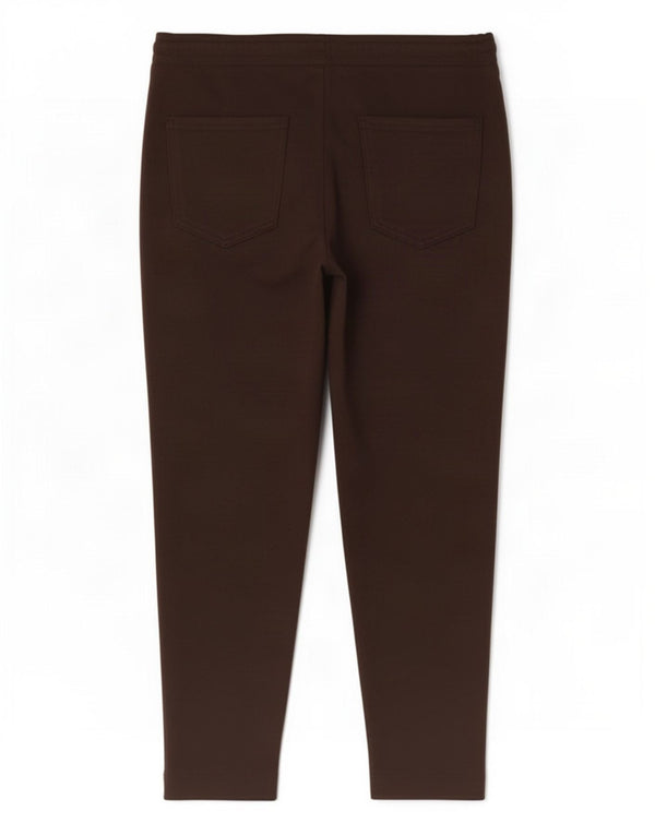 Zara Pantalon décontracté slim pour homme Large W32 L30 Marron
