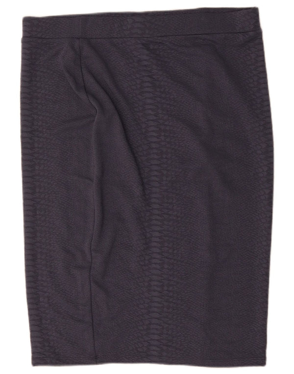 Marks & Spencer Jupe crayon femme UK 18 XL W36 Gris Polyester