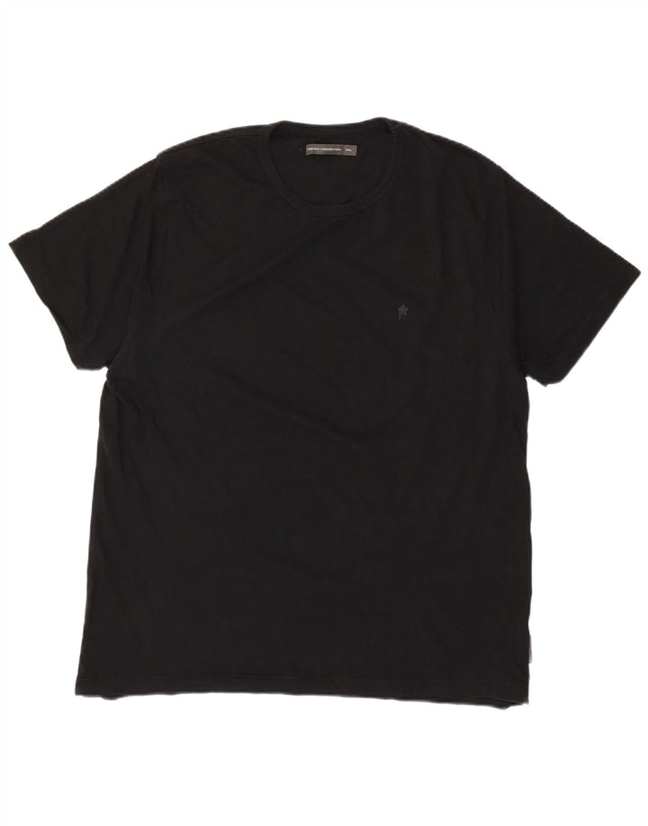 FRENCH CONNECTION T-Shirt Femme Top UK 20 2XL Coton Noir