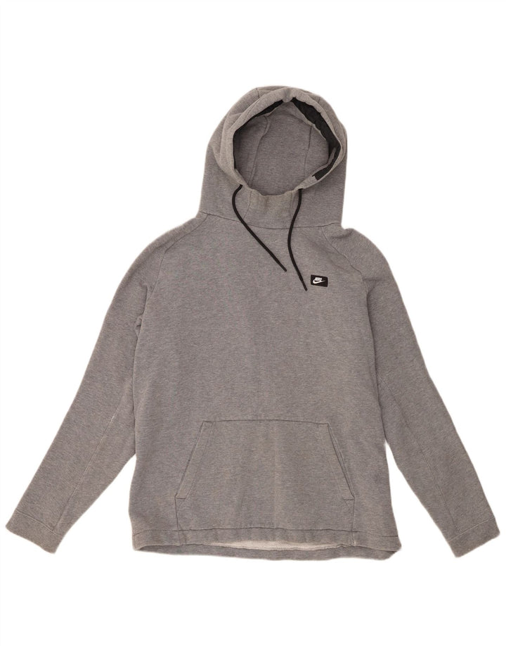 Nike Pull à capuche pour homme en coton gris Taille L