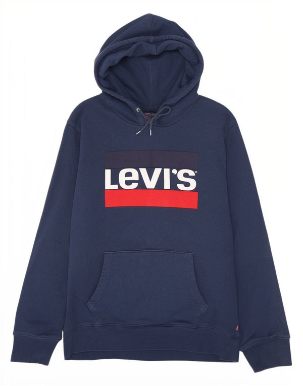 Levi's Graphic Hoodie Jumper XL Homme Bleu Marine Coton