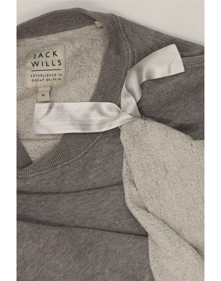 Jack Wills Sweat-Shirt Homme Gris Moyen Moucheté Coton