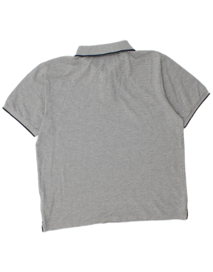 North Sails Polo Homme Large Gris Moucheté Coton