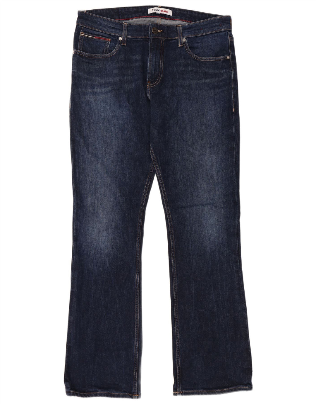 Tommy Hilfiger Jean Bootcut Femme W32 L32 Bleu Coton