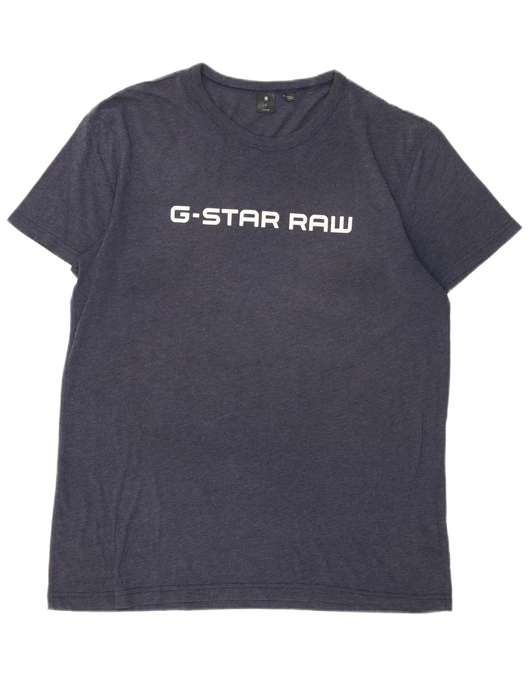 G-STAR Homme Graphic T-Shirt Top XL Bleu Marine Coton