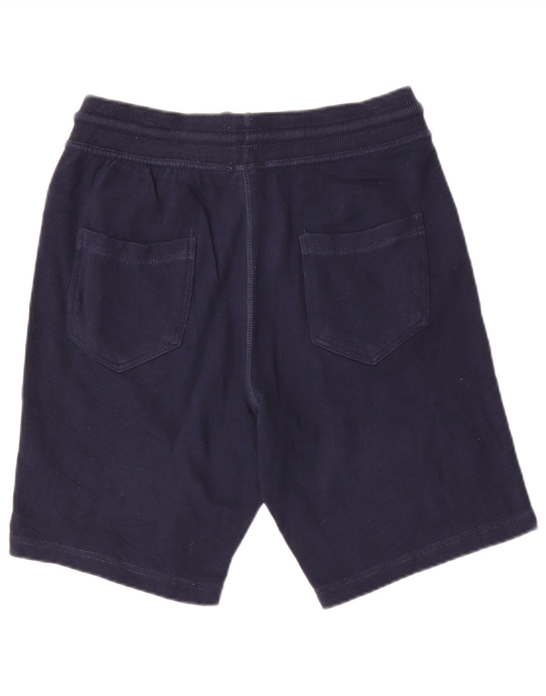 Benetton Short de Sport Homme Bleu Marine Moyen Coton