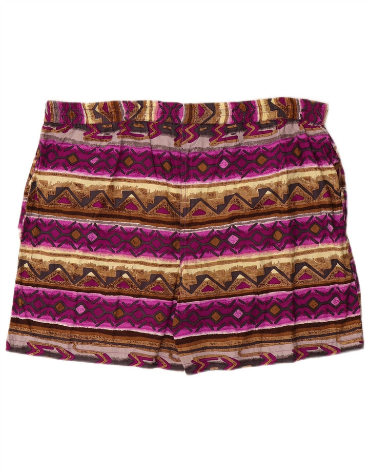 Santostefano Short de bain pour homme en coton Fair Isle multicolore