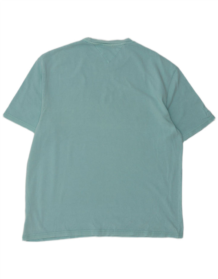 TOMMY HILFIGER T-Shirt Graphique Homme Grand Bleu Coton