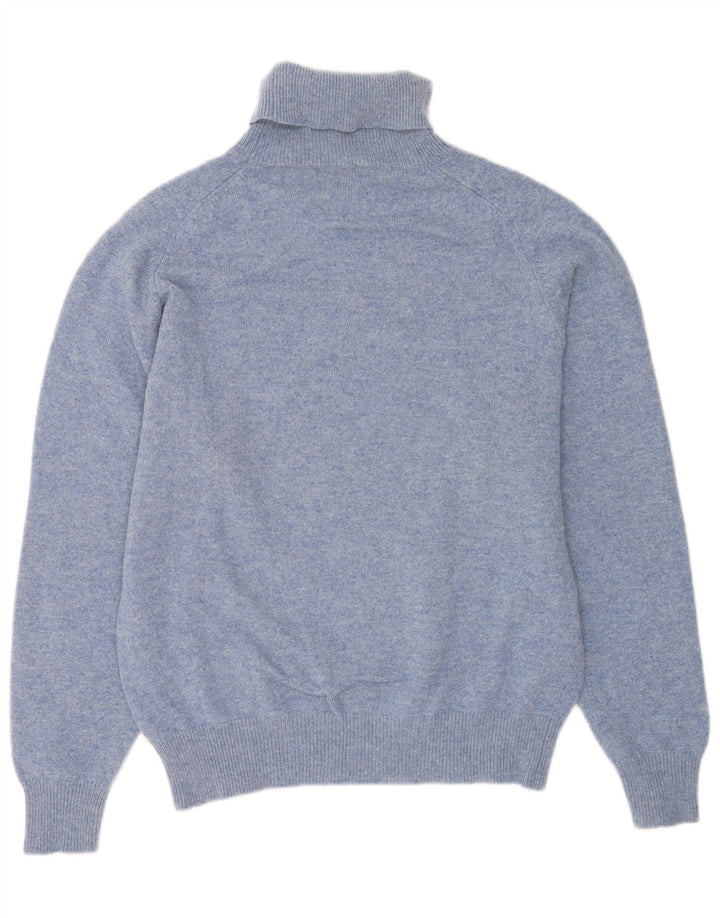Kappa Pull col roulé pour homme en laine mouchetée Bleu Large