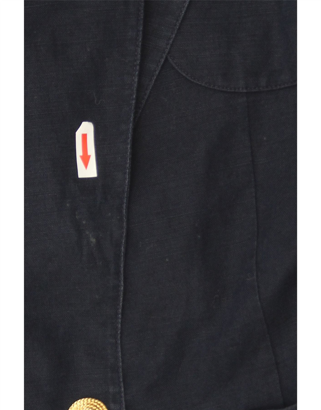Luisa Spagnoli Veste blazer à 1 bouton pour femme UK 10 Petit Bleu marine