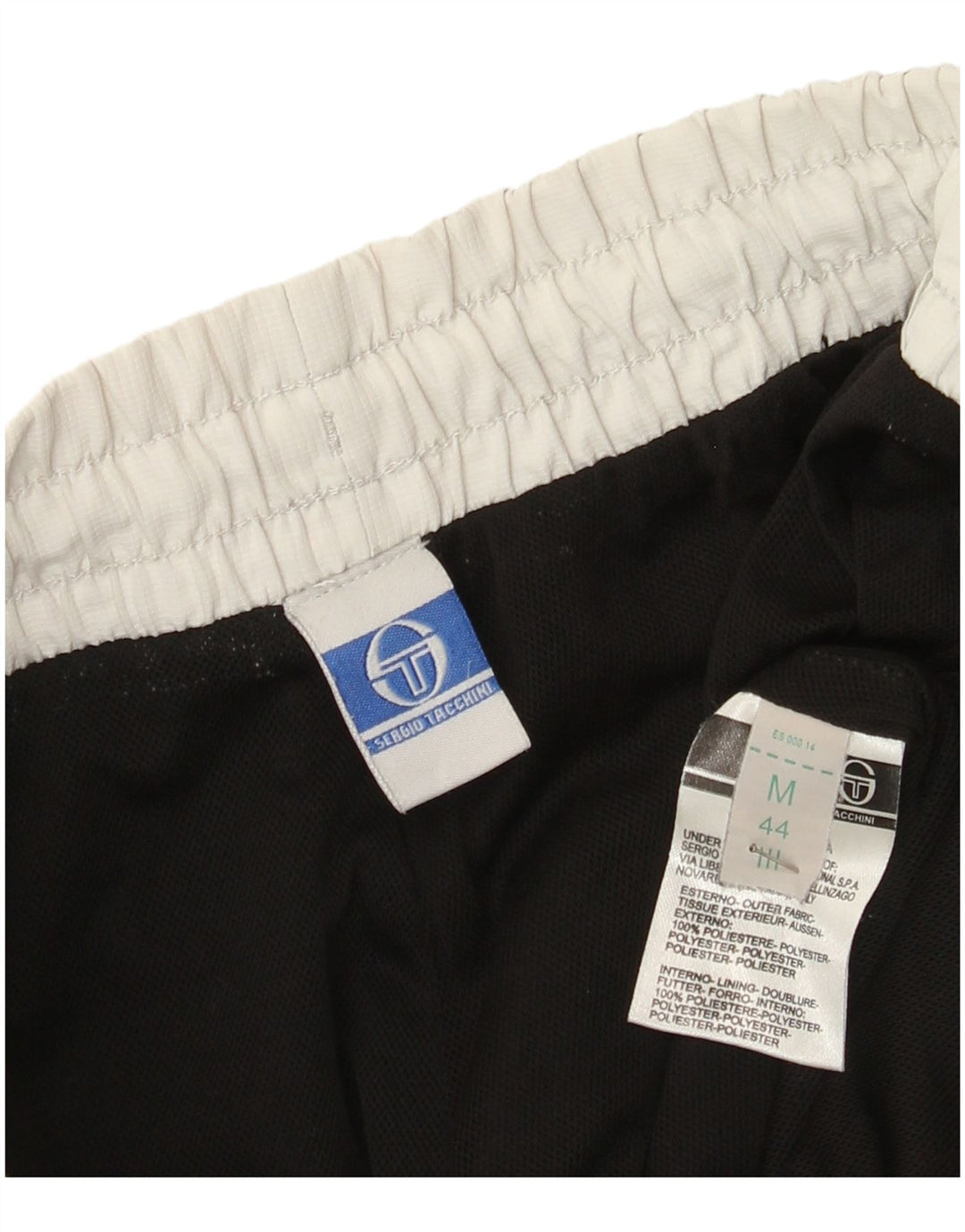 Sergio Tacchini Pantalon De Survêtement Femme IT 44 Medium Noir Colourblock