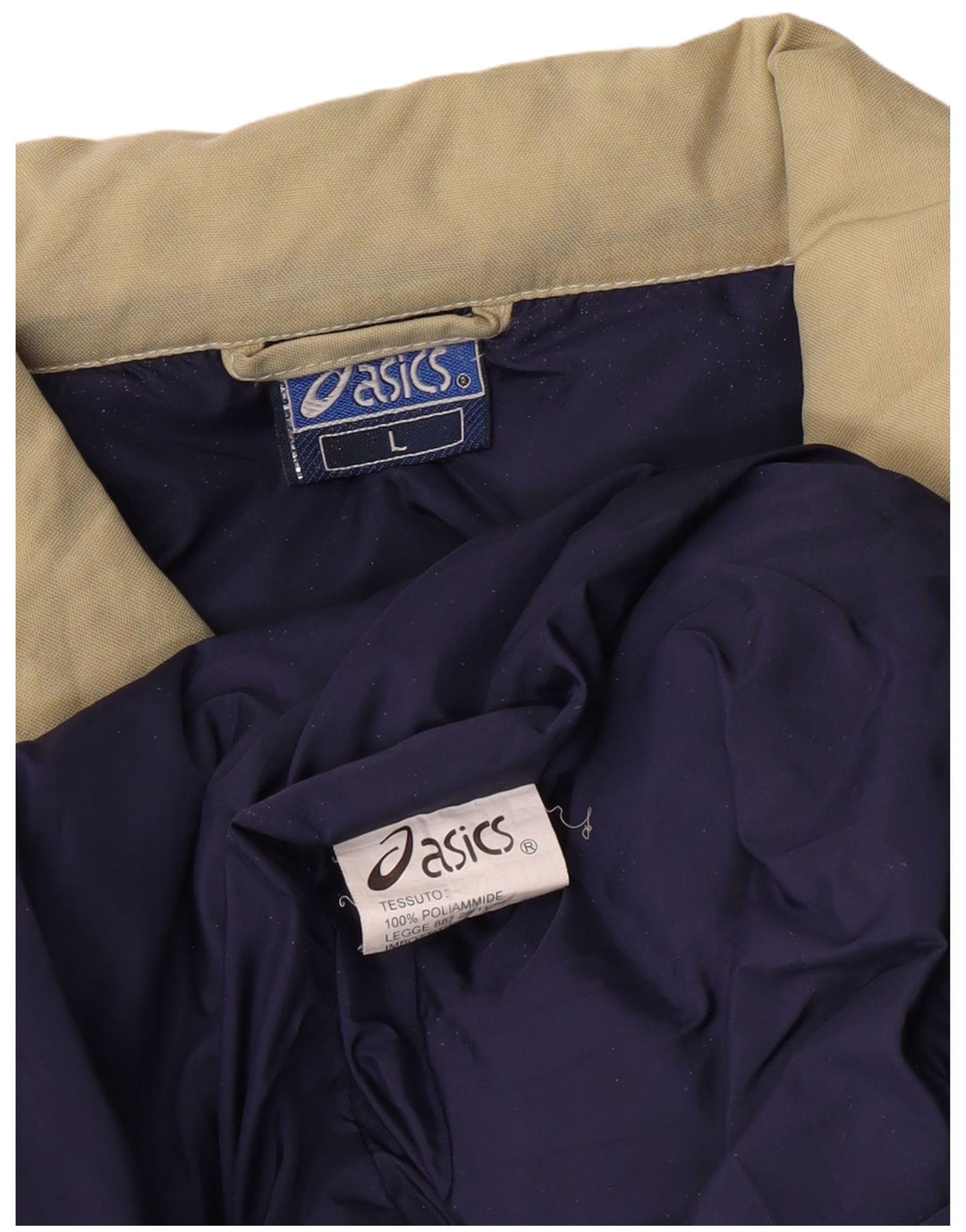 Asics Gilet rembourré pour homme UK 40 Large Beige Polyamide