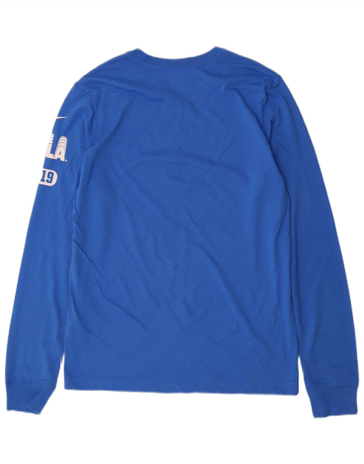 Nike Haut graphique à manches longues en coton bleu moyen pour homme