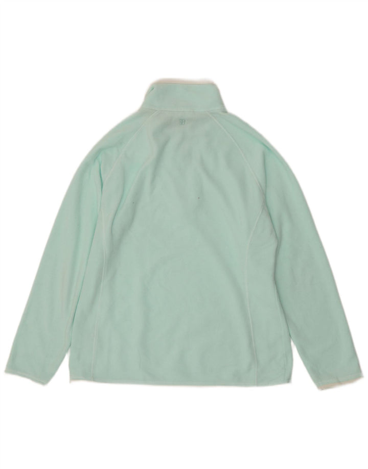 MOUNTAIN WAREHOUSE Pull polaire à col zippé pour femme UK 14 Large Turquoise