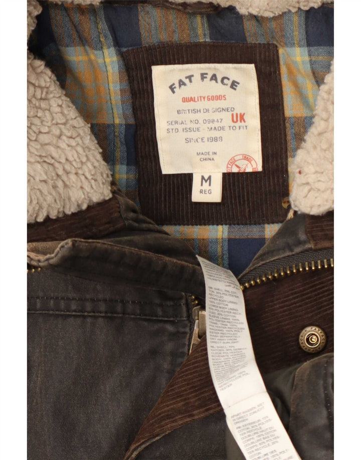 Fat Face Veste en coton ciré pour homme UK 38 Marron moyen