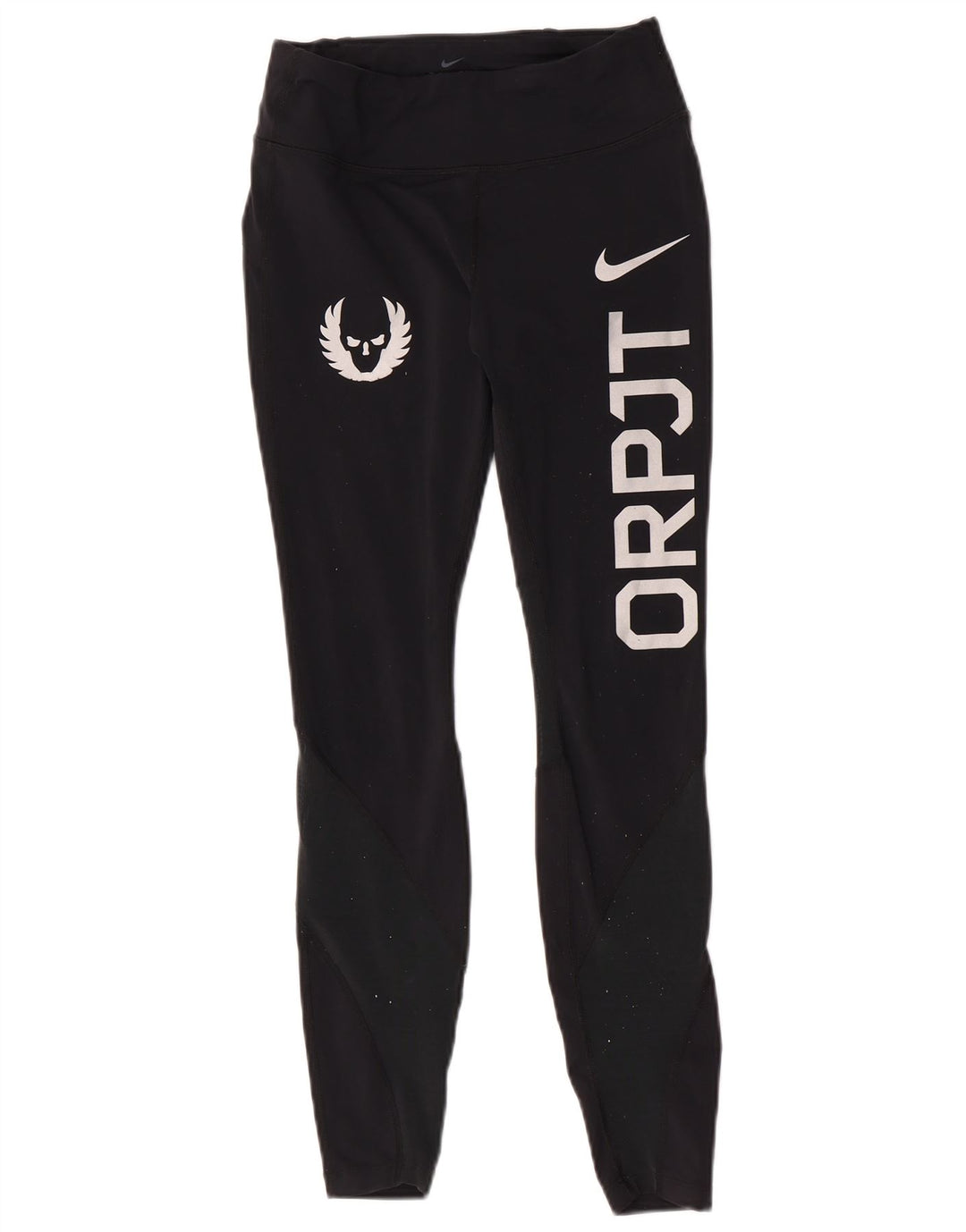 Nike Legging graphique Oregon pour femme UK 8 Small Noir Nylon