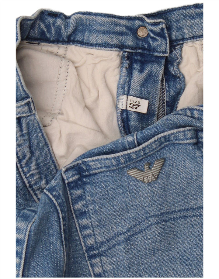 Armani Femme Jean Droit W27 L27 Bleu