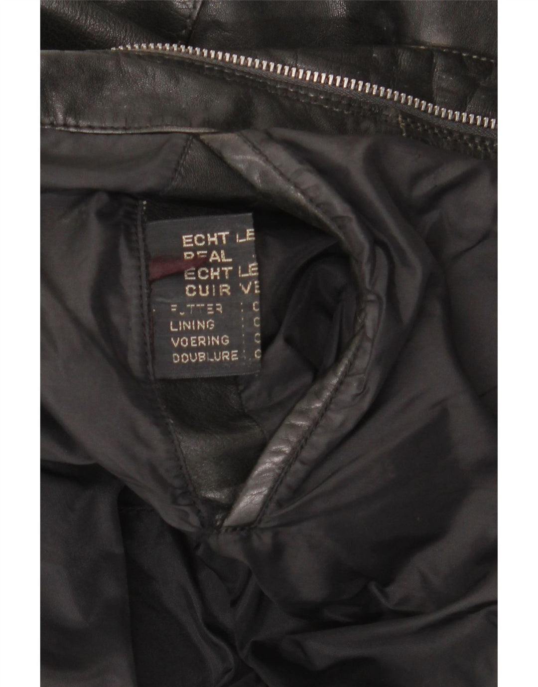 Veste en cuir homme vintage UK 42 XL Cuir noir