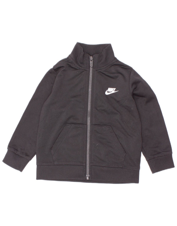 Nike Veste de survêtement graphique pour bébé garçon 12-18 mois Noir Colourblock