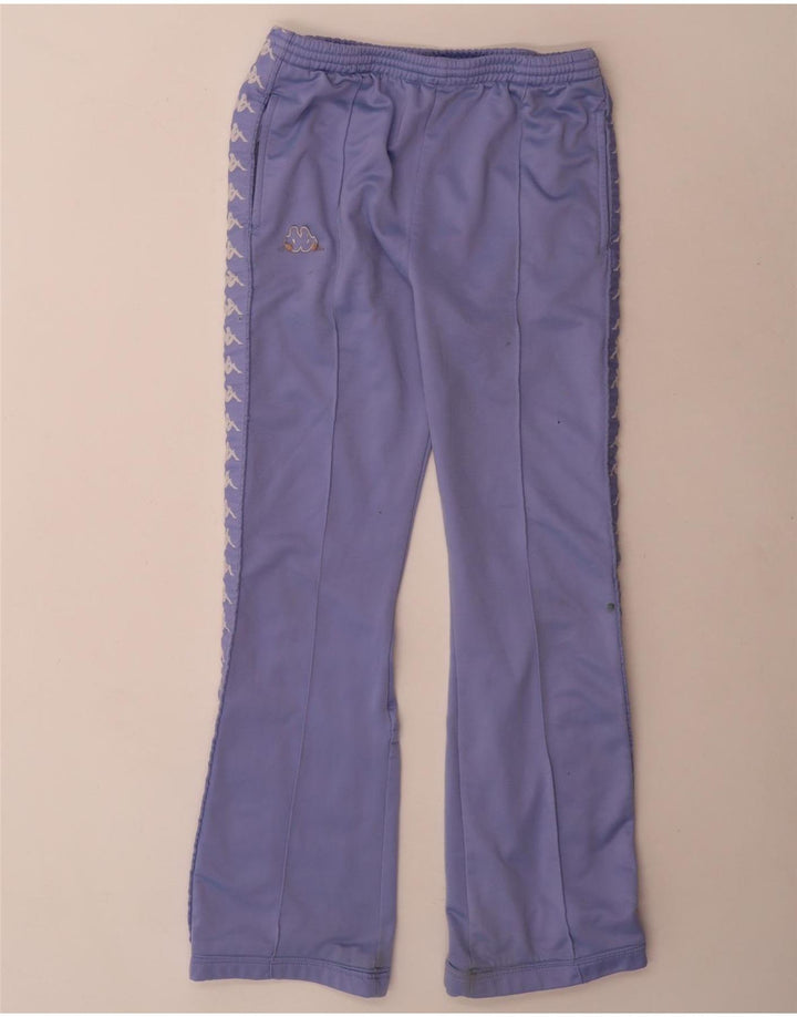Kappa Pantalon de survêtement graphique pour femme UK 10 Small Violet Polyester