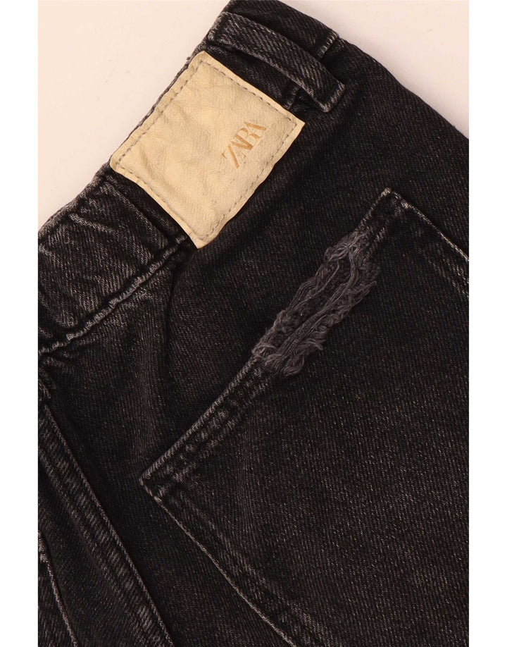 ZARA Short en jean vieilli pour fille 9-10 ans W24 Gris