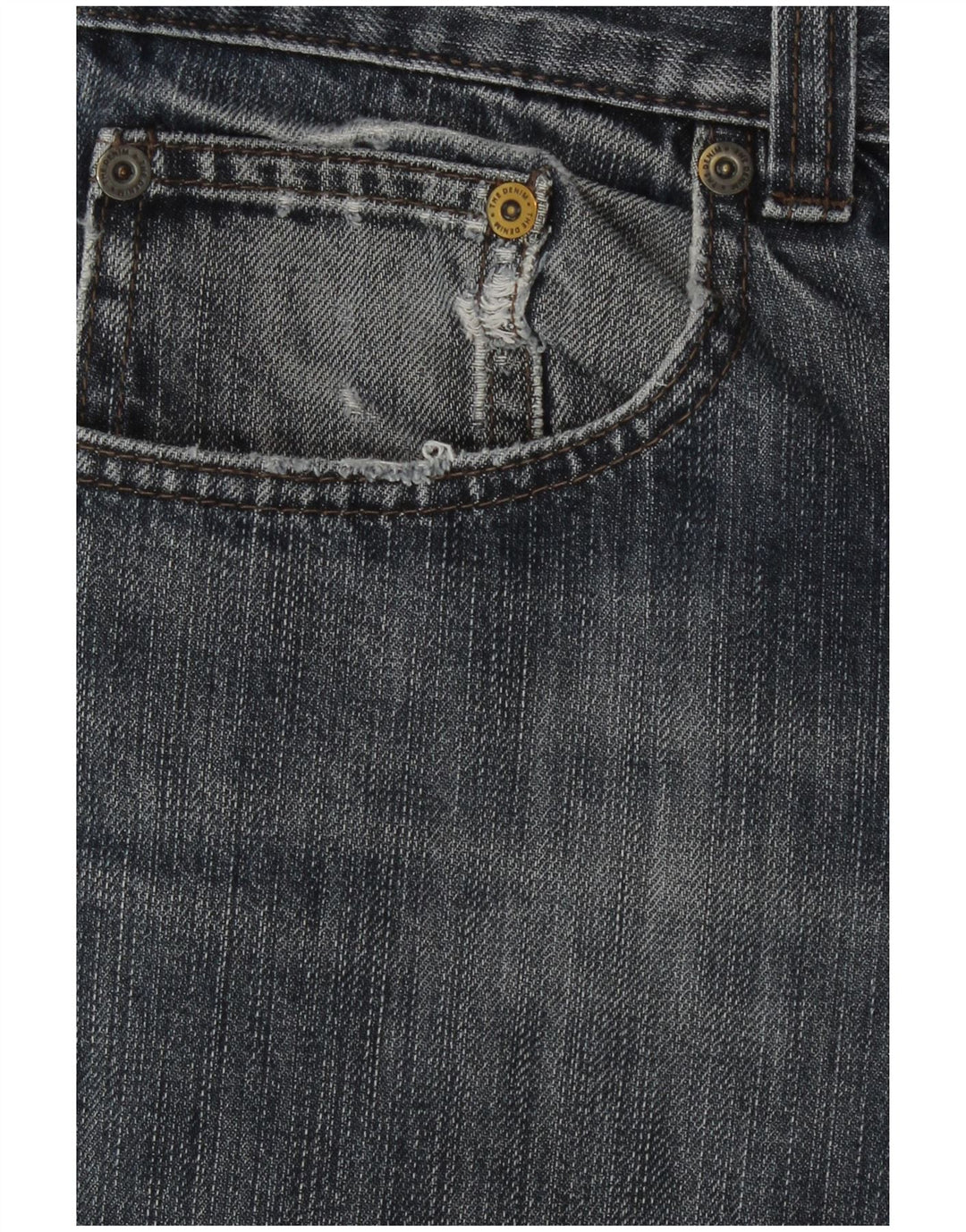 C&A Jean droit W37 L30 bleu coton homme