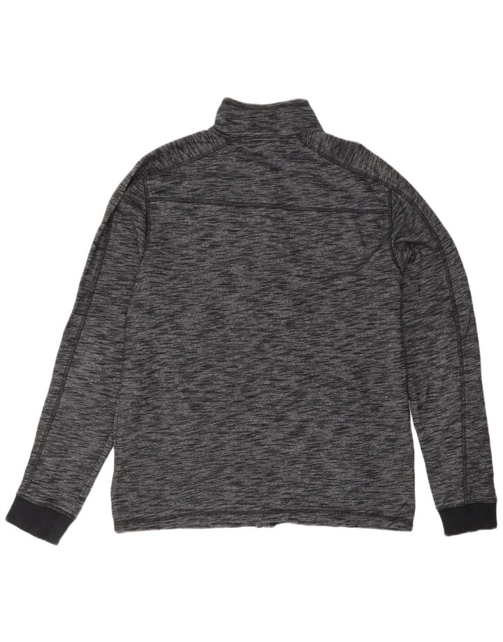 CALVIN KLEIN JEANS Veste de Survêtement Homme Large Gris Moucheté Coton