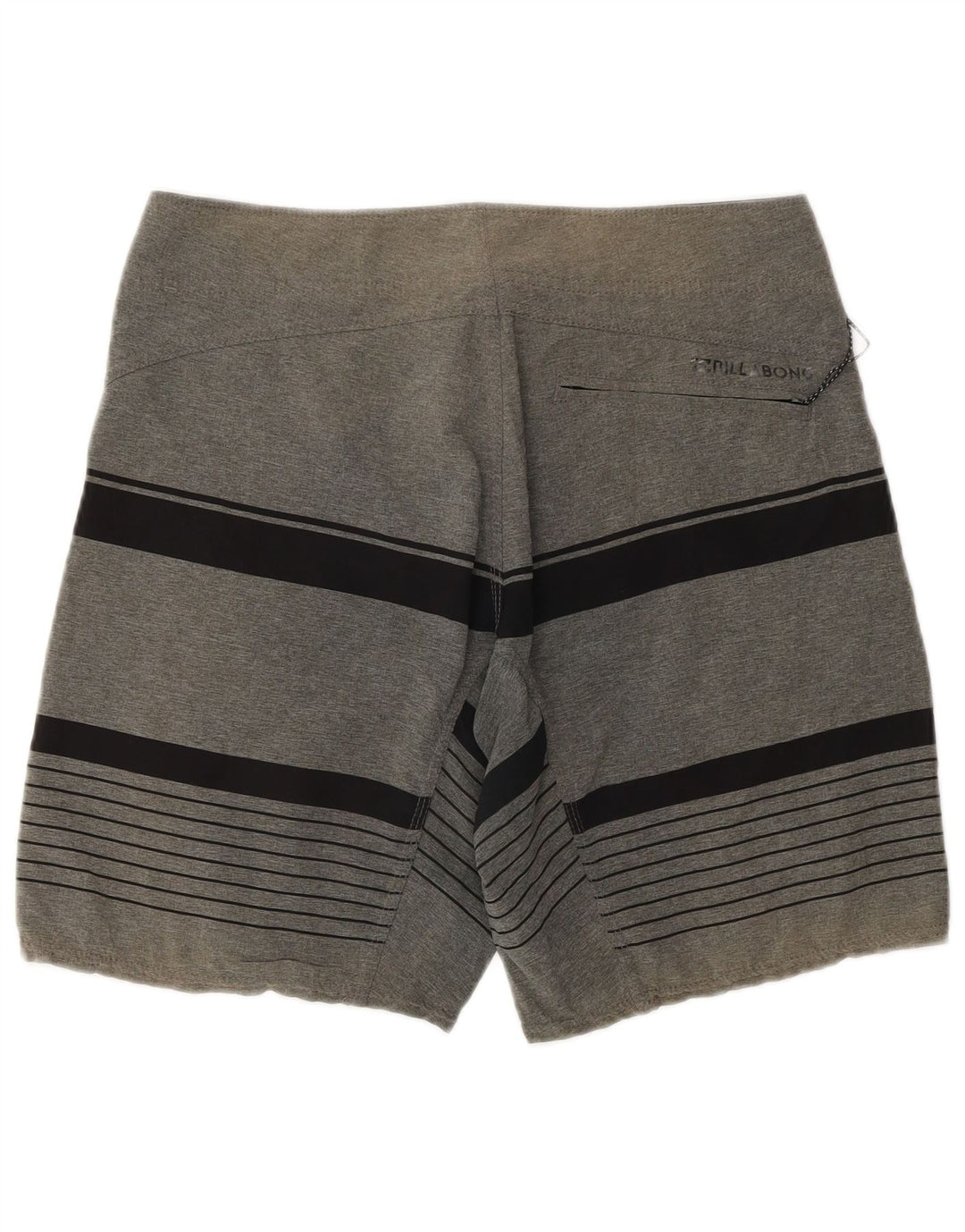 Billabong Short de bain homme gris moyen rayé polyester