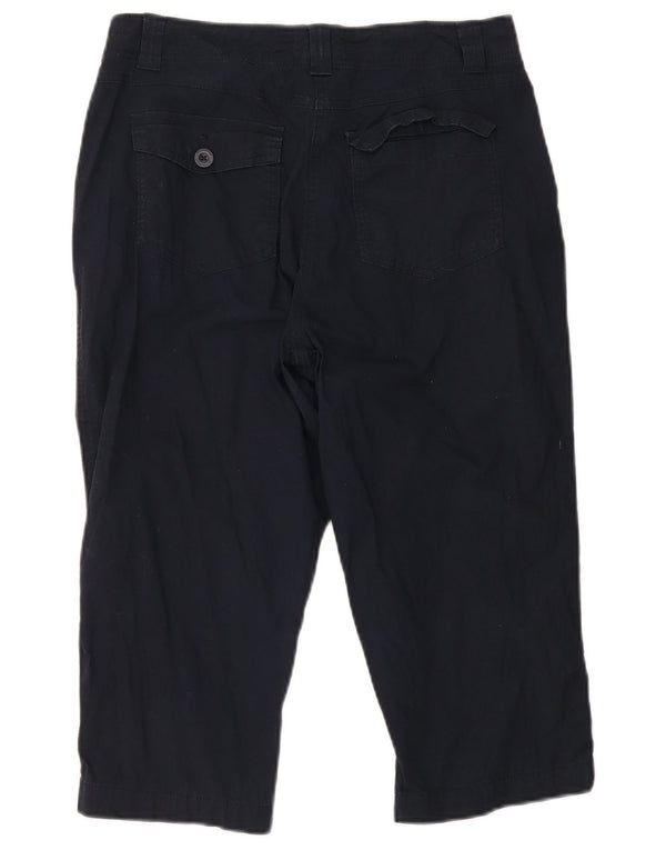 Mountain Warehouse Pantalon Capri Femme UK 10 Small W30 L18 Bleu Marine