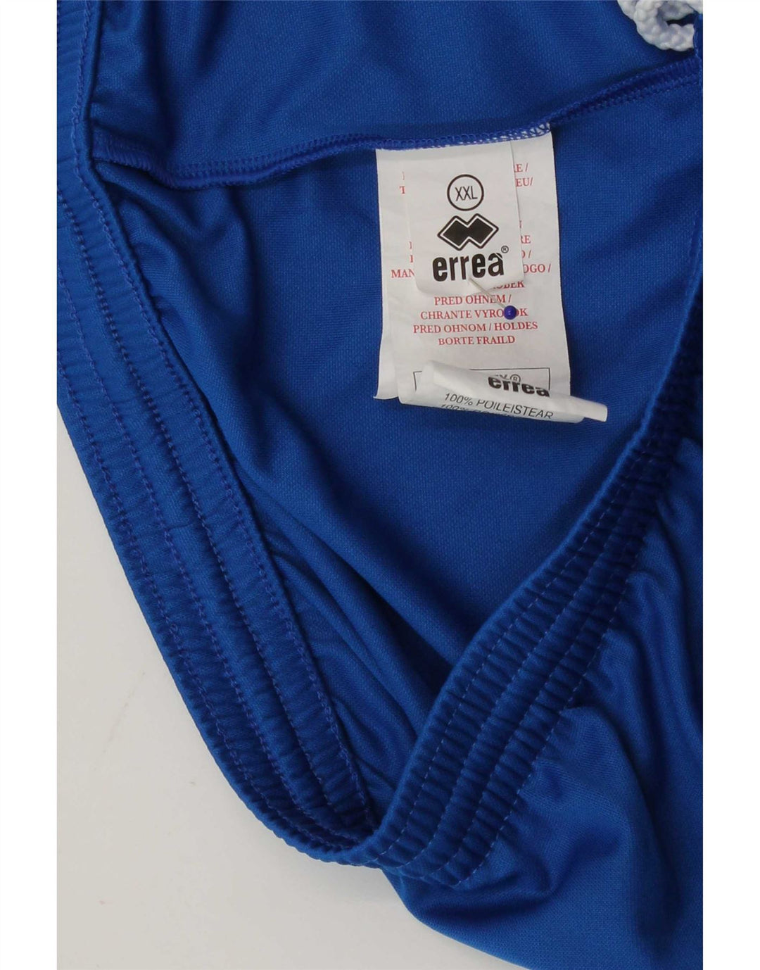 Errea Short de Sport Homme 2XL Bleu Polyester