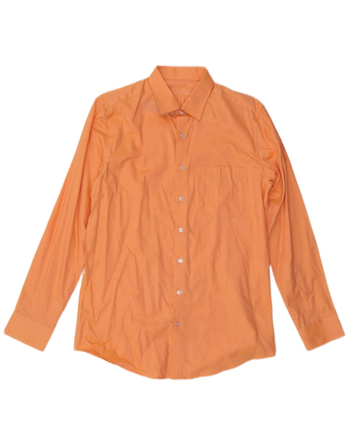 Louis Philippe Chemise Homme Taille 40 Coton Orange Moyen