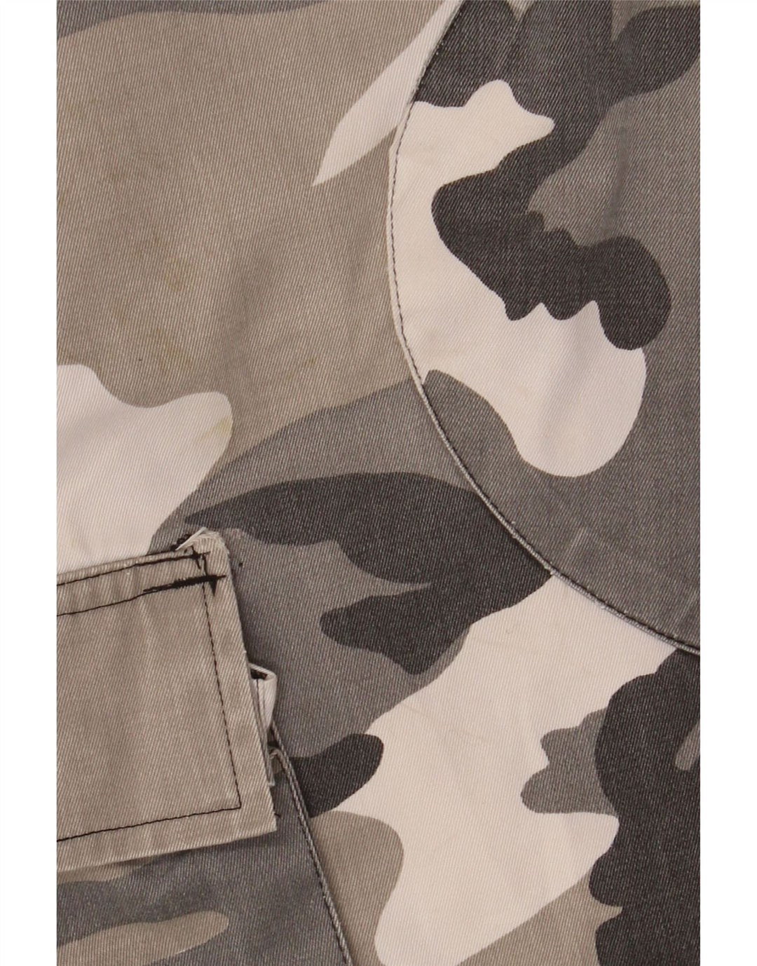 VINTAGE Pantalon cargo régulier pour hommes Petit W31.5 L32.5 Camouflage gris