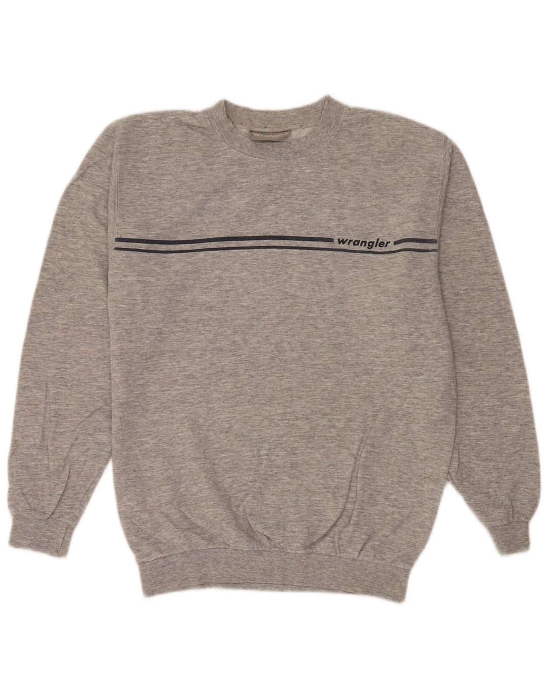 Wrangler Sweat-Shirt Homme Petit Gris Moucheté Coton