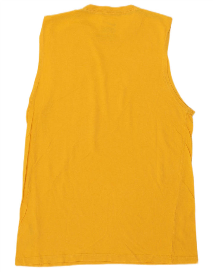 Nike Homme Coupe Regular Débardeur Jaune Moyen Coton