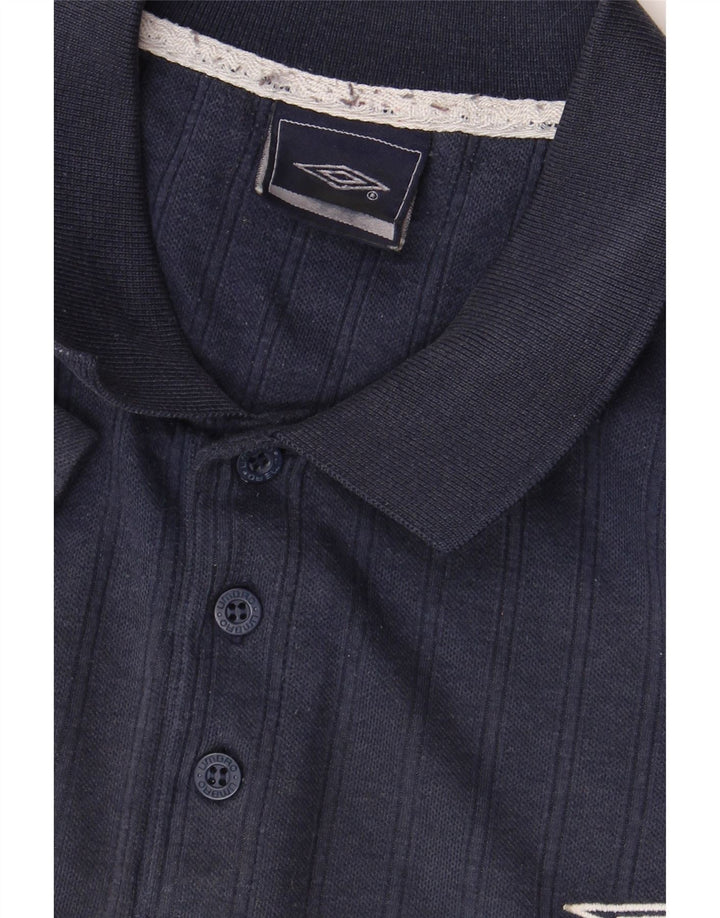 UMBRO Polo Homme XL Bleu Marine