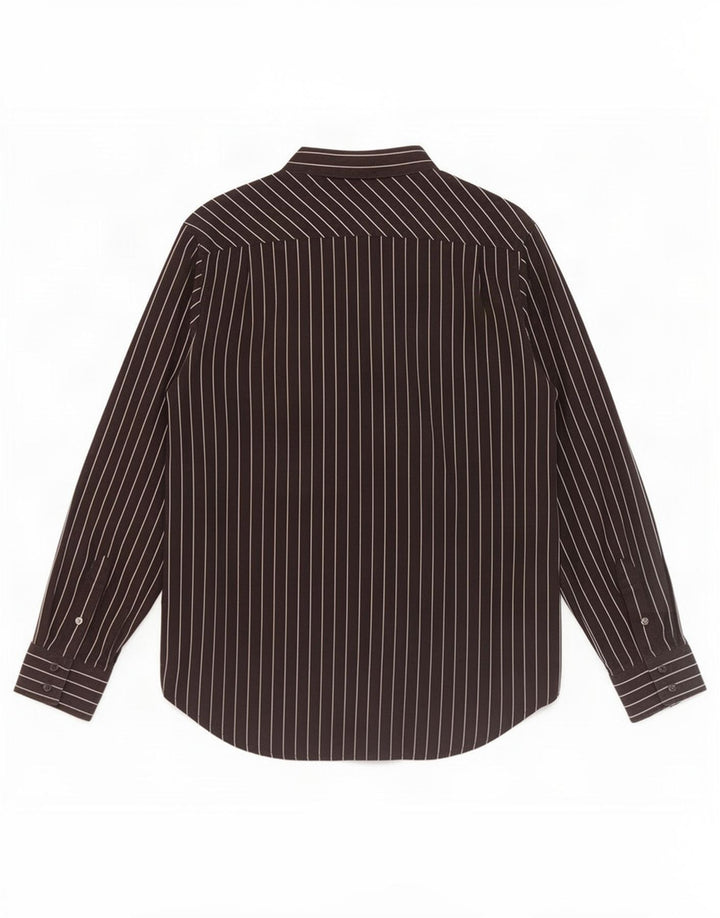 Vans Chemise homme en coton à fines rayures noir moyen