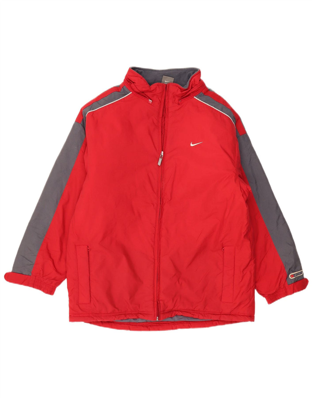NIKE Veste coupe-vent pour garçon 12-13 ans Large Rouge Colourblock