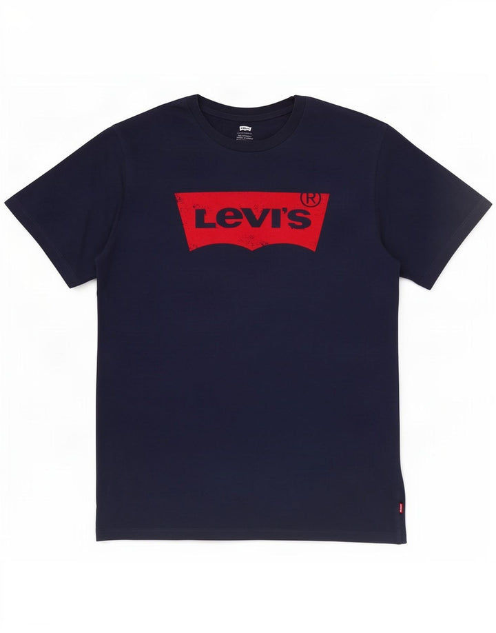 Levi's T-shirt graphique pour homme Bleu marine moyen