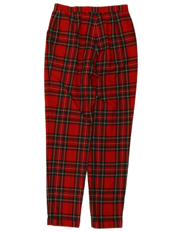 Escada Pantalon décontracté taille haute pour femme EU 38 Medium W28 L30 Rouge