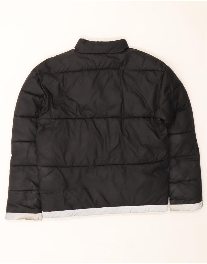 ELLESSE Girls Padded Jacket 10-11 Years Black Polyester Vintage Ellesse and Second-Hand Ellesse from Messina Hembry 
