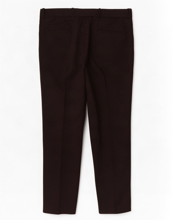Pantalon Chino Droit Femme Zara Large W30 L28 Coton Noir