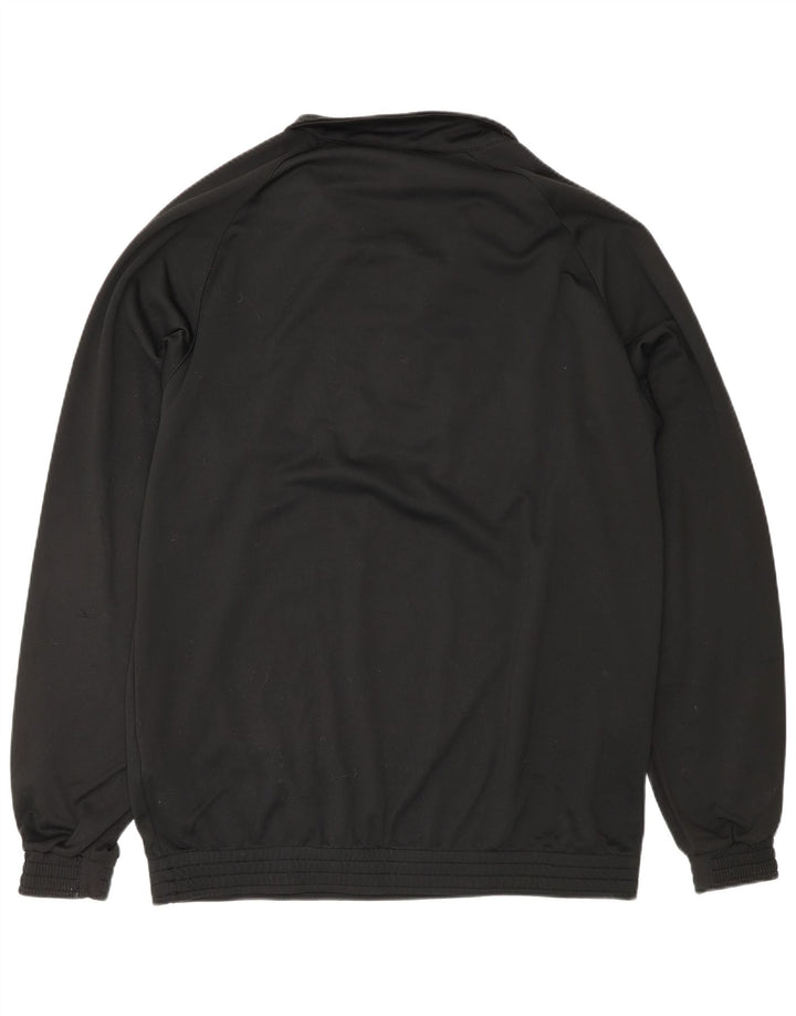 Umbro Haut de survêtement à col zippé pour homme Large Noir Polyester