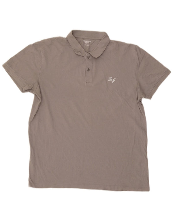 Jack & Jones Polo Homme XL Gris Coton