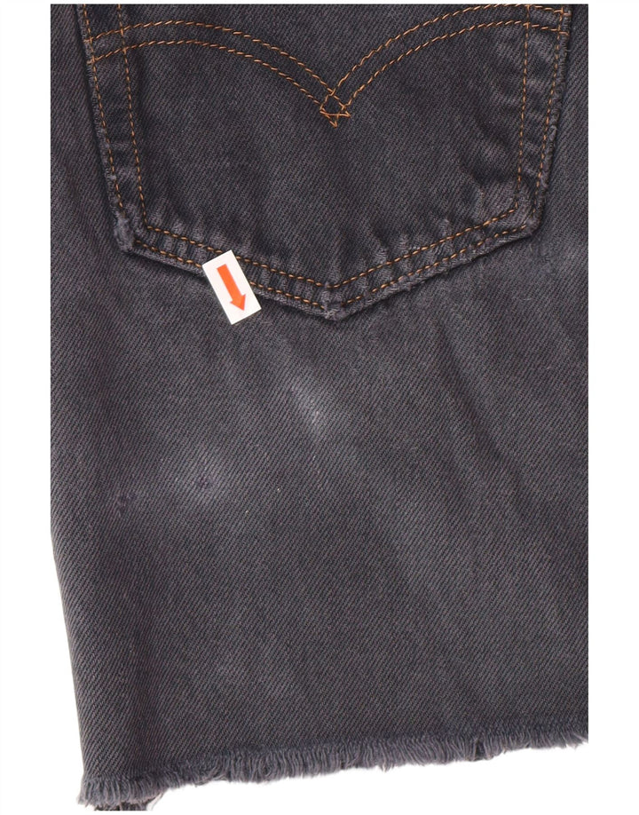 LEVI'S Jupe en Jean Femme W28 Gris Moyen