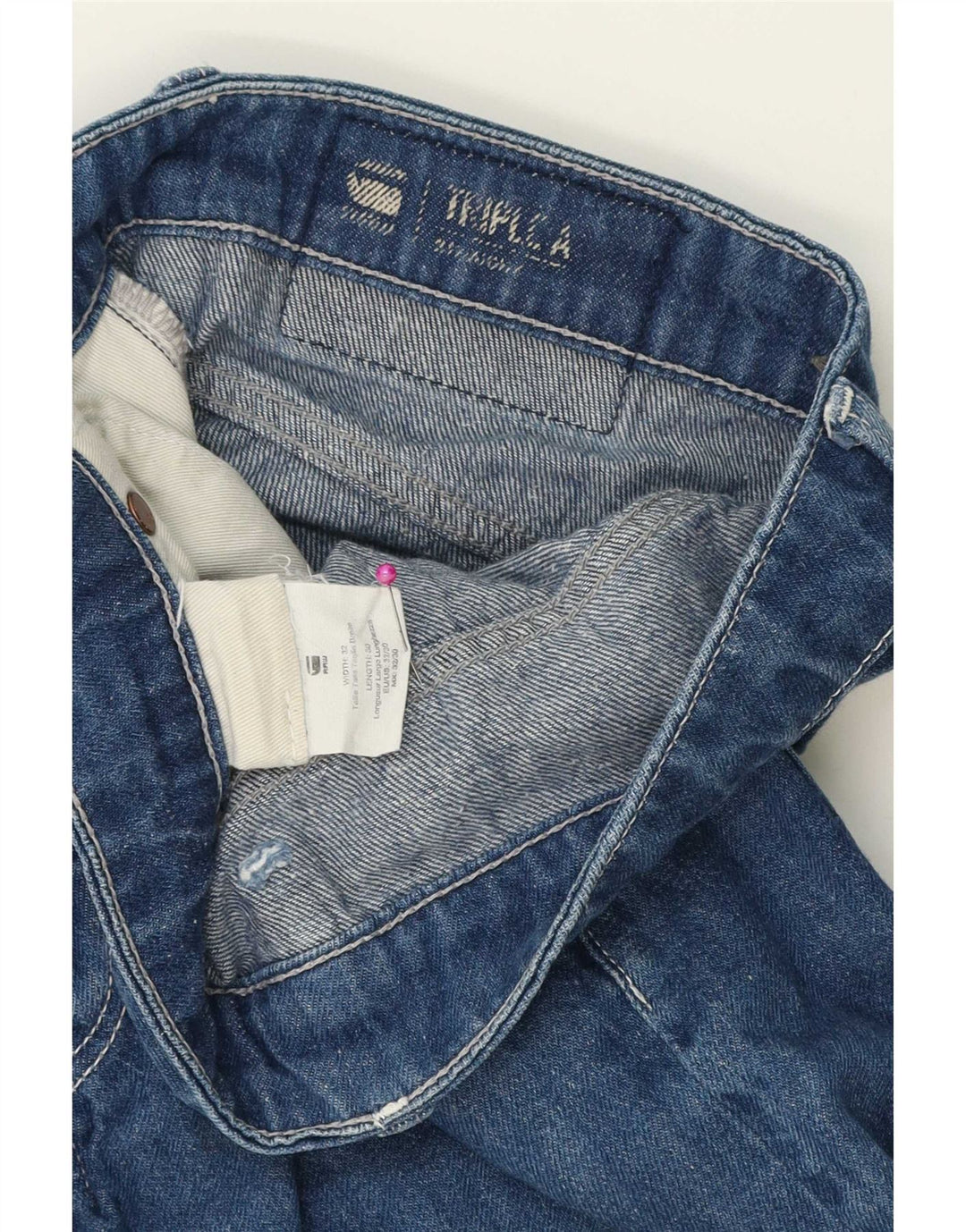 G-Star Jean droit W32 L27 homme bleu coton