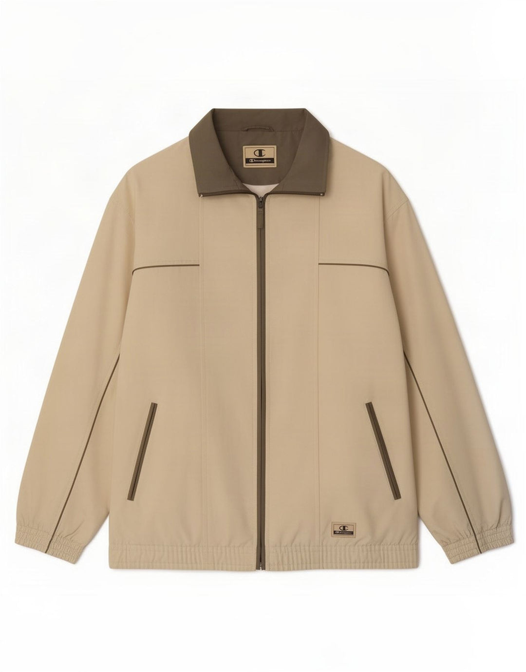 Champion Veste de survêtement pour homme XL Beige Polyester